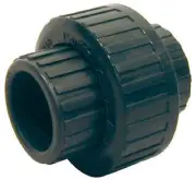Homewerks Worldwide 512-14-34-34B PVC Solvent Weld Slip Pipe Union, Gray, 3/4