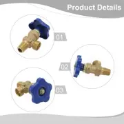 Self Contained Small Argon Gas Cylinder Valve with Built in Safety Features