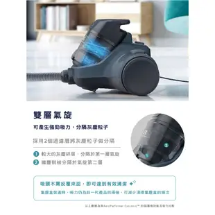 Electrolux 伊萊克斯 EC41-4DB 吸塵器 Ease C4氣旋式集塵盒吸塵器