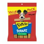 Schmackos Strapz with Chicken Training Treat for Dogs 500g