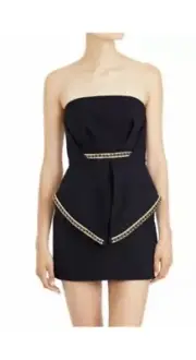 Sass and Bide Do Something Good Strapless Mini Dress XS 36 6 *NEW with Tags*