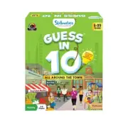 Card Game - Guess in 10 All around the Town, Gifts for 6 Year Olds and Up, Quick