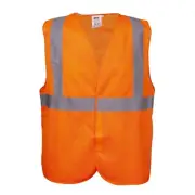Cordova V210PS Type R, Class II, Orange Mesh Vest, Hook & Loop Closure,...
