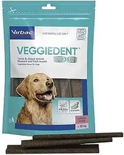 Virbac Veggiedent Fresh Dental Chews for >30 kgs Large Dogs, (Pack of 15)