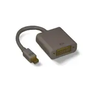 4in Mini DisplayPort to DVI Adapter - White