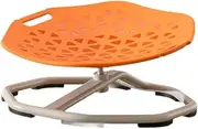 Ｂｅｓｇａ Kids Swivel Chair Wobble Chair Non Slip Rotating Stool Sensory Toy for Children Improve Balance Motion Sickness Seasickness, Orange