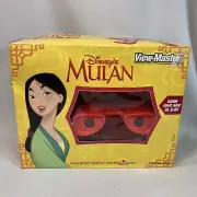 Disney Mulan 1998 A View-Master® Viewer & 3 Collectible 3-D Reels