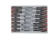 Force 2137T S2 Steel 13pc Star Torx Tamperproof Screwdriver Set: T5, T6H-T45H