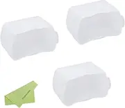 Fotoconic Bounce Diffuser Soft White Diffuse Cap for Hot-Shoe Mount On-Camera Flash Godox V860II V850II V860 V850 TT685 TT600 (3-Pack)