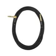 Audio 2000s E26112 1/4" TRS Right Angle to 1/4" TRS 12 Feet Cable