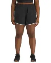 Reebok Plus Size ID Train Woven Shorts Women's 4X/26-28W Black/Semi Proud Pink