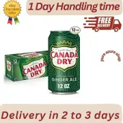Canada Dry Ginger Ale, 12 oz Cans, 12-Pack (10 PACK)
