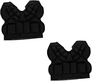 [HONMEET] 2pcs Protective Hip Pad for Boys and Girls Snowboard Impact Shorts Boys and Girls Butt Pad Skiing Protection Hip Breathable Comfortable Short