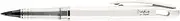 Pentel TRJ94W-A Tradio Pen Black and White Edition with Flexible Plastic Nib Tip Housing High Gloss White/Black