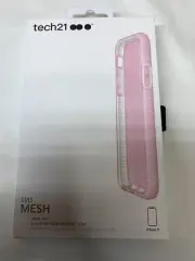 Tech21 Evo Mesh Case For Apple iPhone Xs & X (Pink) 9.9 Foot Drop Protection