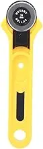 Respicefinem Roller Wheel Round Cutter Cloth Cutting Tool Hardware Accessory Hand Operated Tool 28mm Ideal for Cutting Paper Fabric Leather Plastic in Home Office School Workshop