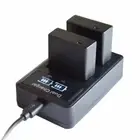 2x Battery +LCD Charger For Panasonic Lumix DC-TZ90 DC-TZ95 DMW-BLE9 E DMW-BLG10