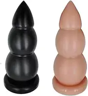 Huge Fisting Anal Beads Butt Plug Large Anal Dildo Vaginal Prostate Massage Anal Plug Anus Dilator Sex Toys for Women Men(Black)