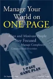 Manage Your World on ONE PAGE (Paperback or Softback)