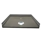 Wet Area Solutions 900 x 900mm Rear Outlet 3 Sided Shower Tile-Over Tray