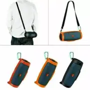 Silicone Storage Carry Case Bag +Strap +Carabiner for JBL charge4 Audio Speaker