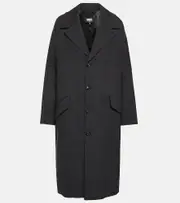 [MM6 Maison Margiela] MM6 Maison Margiela Single-breasted wool-blend coat AU 4 grey