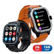 4G Android Smart Watch 2In Screen 2G RAM+16G ROM GPS WiFi Dual Camera Smartwatch