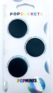 Authentic Popsockets Popminis Black Pop Mini Popmini PopSocket Phone Grip