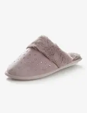 Rivers Diore Diamonte Mule Slipper - Size 10 - Mens - Pink