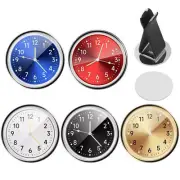Automobile Clock Car Dashboard Air Vent Clock Portable Mini Analog Car Time Deco