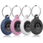 4 Pack Airtag Keychain for Airtag Waterproof Case Compatible with Apple Air Tags