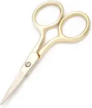 3.5 Inch Sewing Scissors Embroidery Crafting Threading Scissors with Leather Sci