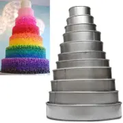 4/5/11 TIER CAKE MOLD ROUND DIY CAKES PASTRY MOLD BAKE WARE TIN PAN BAKING TRAY