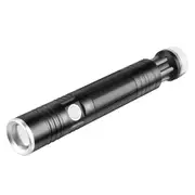 200Lm 3 Modes Multifunction Waterproof Zoomable Magnetic Base Led Flashlight