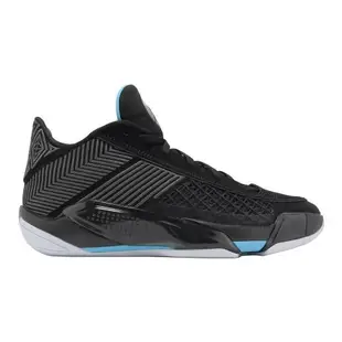 Nike 籃球鞋 Air Jordan XXXVIII Low PF 男鞋 黑藍 Gamma Blue 38代 FD2325-004