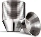 1.5 oz Stainless Steel Condiment Cups (12 Pack), Individual 12 Count, Silver