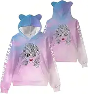 [C CNOOCA] Unisex Hoodies Long-Sleeved Jumpers, Stylish Print Hoodies, Casual Hoodies for Music Lovers and Fans Alike