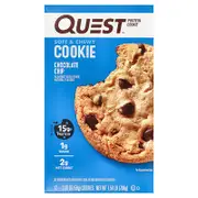 Quest Nutrition, Protein Cookie, Chocolate Chip, 12 Cookies, 2.08 oz (59 g) Each