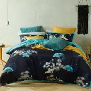 Bianca Soraya Black Quilt Cover Set Super King