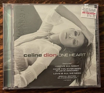 SEALED CD~ CELINE DION~ 2003~ONE HEART`~ NEW OLD STOCK