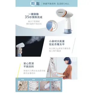 【PHILIPS 飛利浦】 蒸氣迷你輕巧掛燙機 STH1000