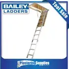 Bailey Attic Ladder Aluminium Folding Ladder 170kg 2.44m-3.05m FS13560