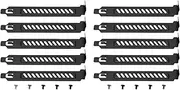 MagiDeal 10x Dust Filter Bracket PCI Slot Covers PCI Bracket Vented with Screws Dustproof Airflow Expansion Blanking Plate Alloy Steel