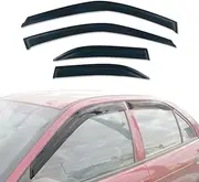 AUSGO Weathershields Compatible with Mitsubishi Lancer Sedan 1996-2003, Weather Shields Window Visors Wind Deflectors Sun Rain Guard 4PCS Set