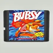 Linker Wish 16 Bit Sega MD Game Bubsy 16 bit MD Game card For 16bit Sega MegaDrive Genesis game console