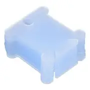 300pcs Plastic Floss Bobbins, Thread Cards Cross DIY Sewing Storage, Blue