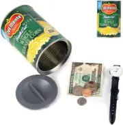 Fake Can Diversion Safe，Perfect for Hiding Storage Key，Cash ，Jewelry， Card，Coins