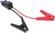 ASAKKURA Portable Jump Starter Alligator Clamp Cable Car Battery Jumper Cable Replacement Compatible 10mm Silicone Wire Emergency Clip for Vehicles