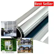 Durable Silver UV Protection Window Film - 6 Mil Static Cling 23.6" x 13.1'