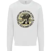 Dog Tags Army Veteran Military Marines Paras Kids Sweatshirt Jumper